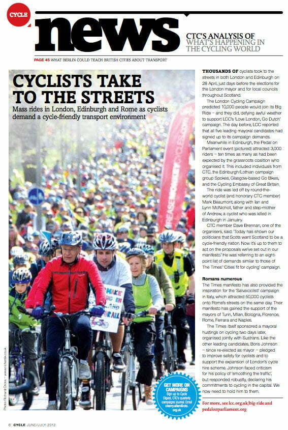 Cycle - CTC Magazine, May 2012