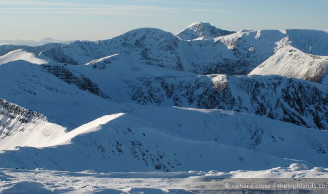 Sgurr Choinnich Mor, Aonach Beag and Ben Nevis