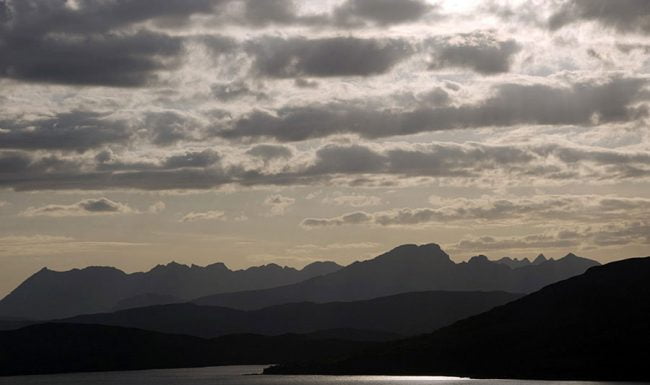 Skye Cullin from Loch Hourn