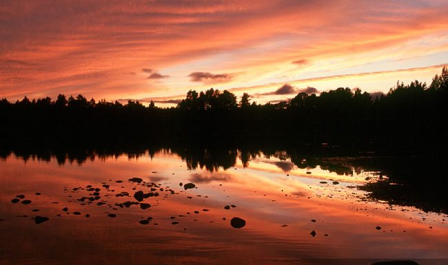 Loch Morlich sunset