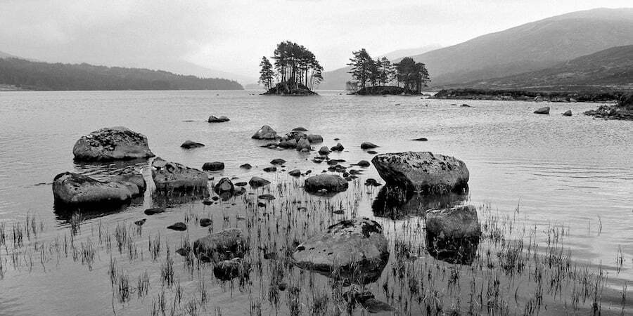 Black & white landscapes for Cranachan & Crowdie