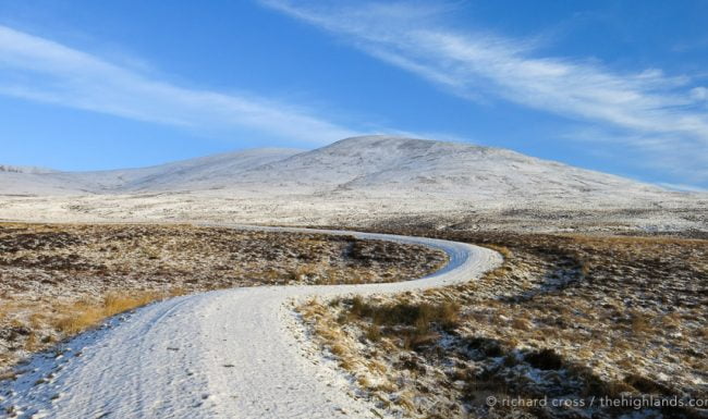 Snow roads of Ben Tirran