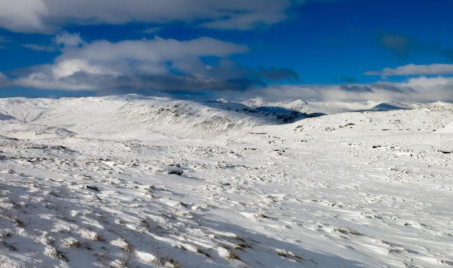 Crianlarich from Benvane