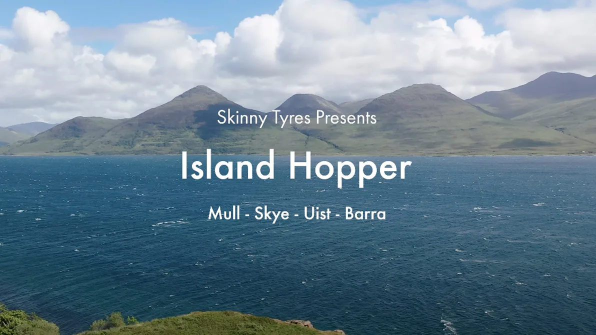The mountains of the Isle of Mull overlaid with the title of the video